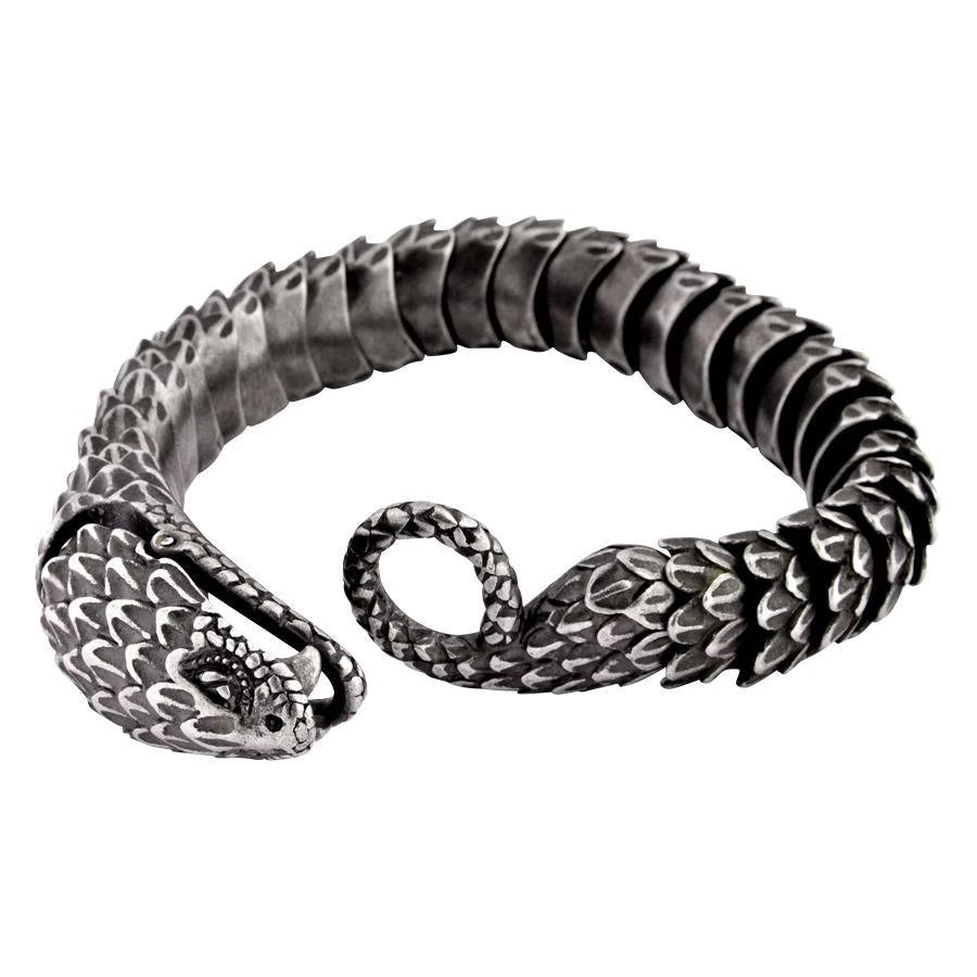 WILDCAT BRACCIALE SERPENTE IN ACCIAIO